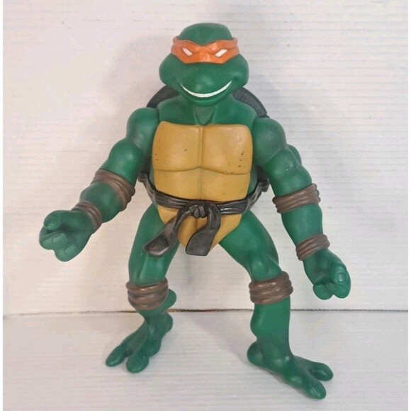 Teenage Mutant Ninja Turtles TMNT Giant Michaelangelo 12" Figure 2002 TMNT Toy - Picture 1 of 6